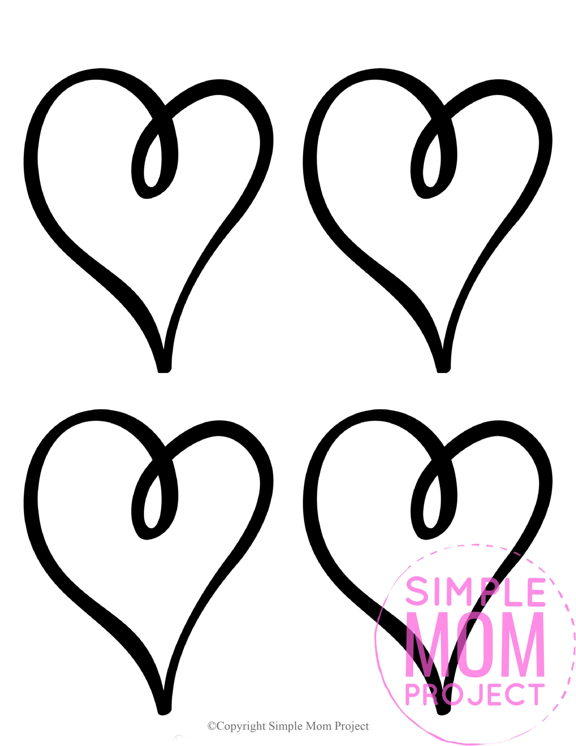 Free Printable Small Heart