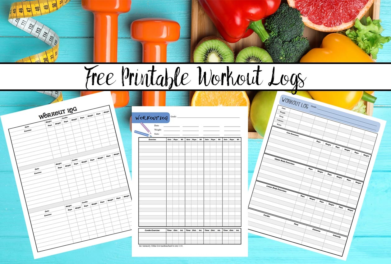 Free Printable Workout Log Sheets