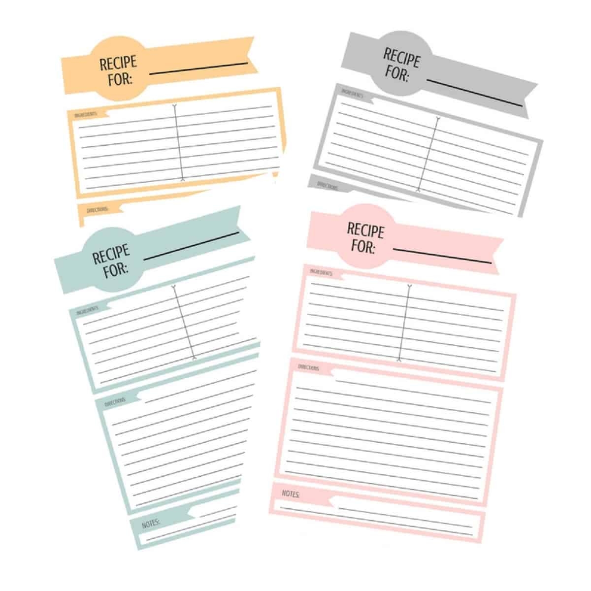 Free Recipe Binder Printables I Scream For Buttercream