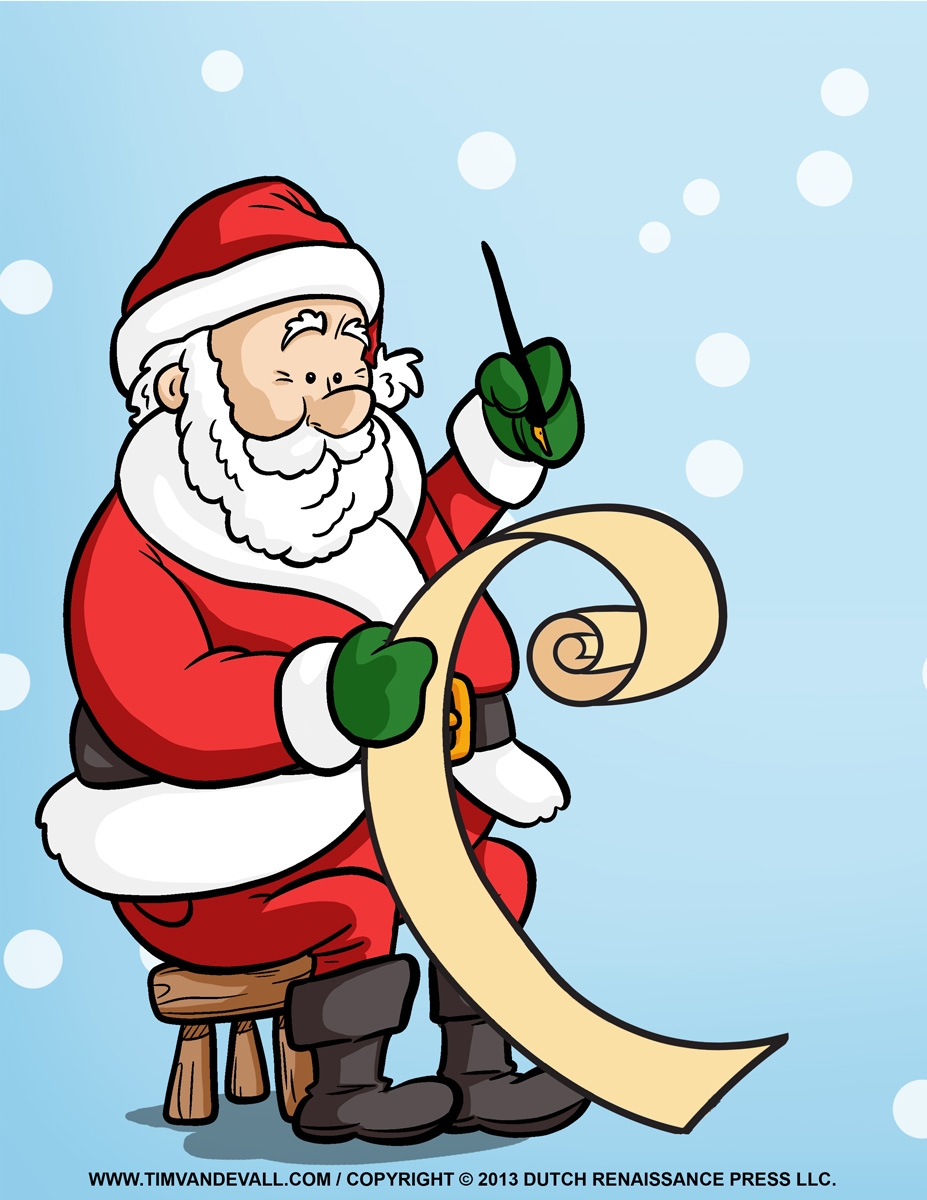 Free Printable Santa Pictures