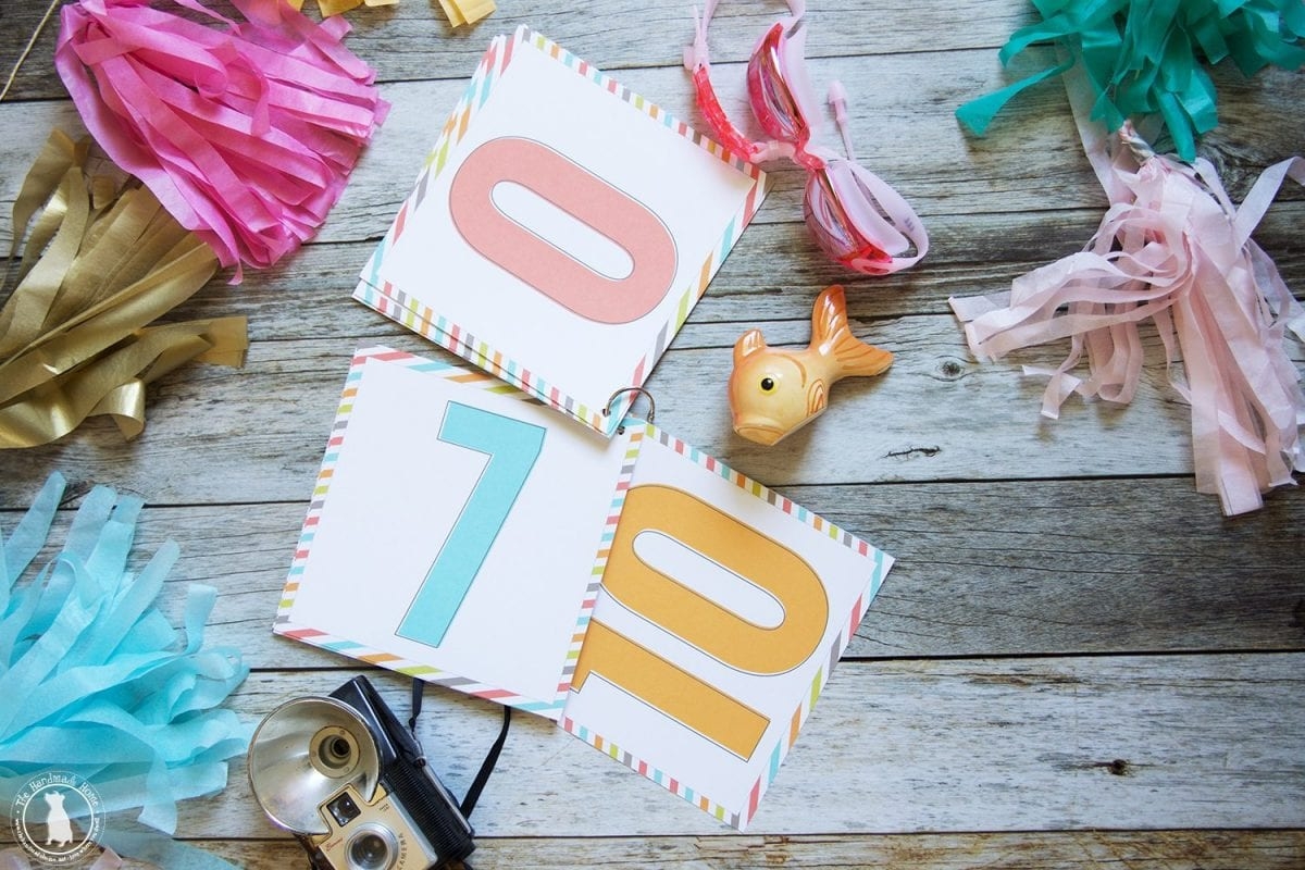 Free Score Card Printables number Cards The Handmade Home
