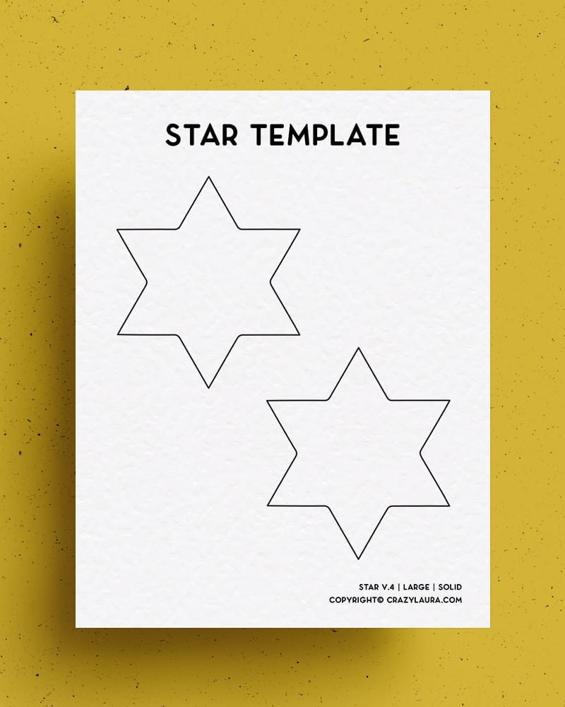 Free Printable Star Stencil