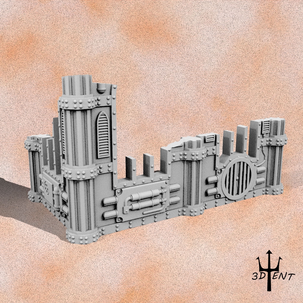 Free STL File Sci Fi WarGame Terrain Second Floor A Free Sample 3D Print Object To Download Cults