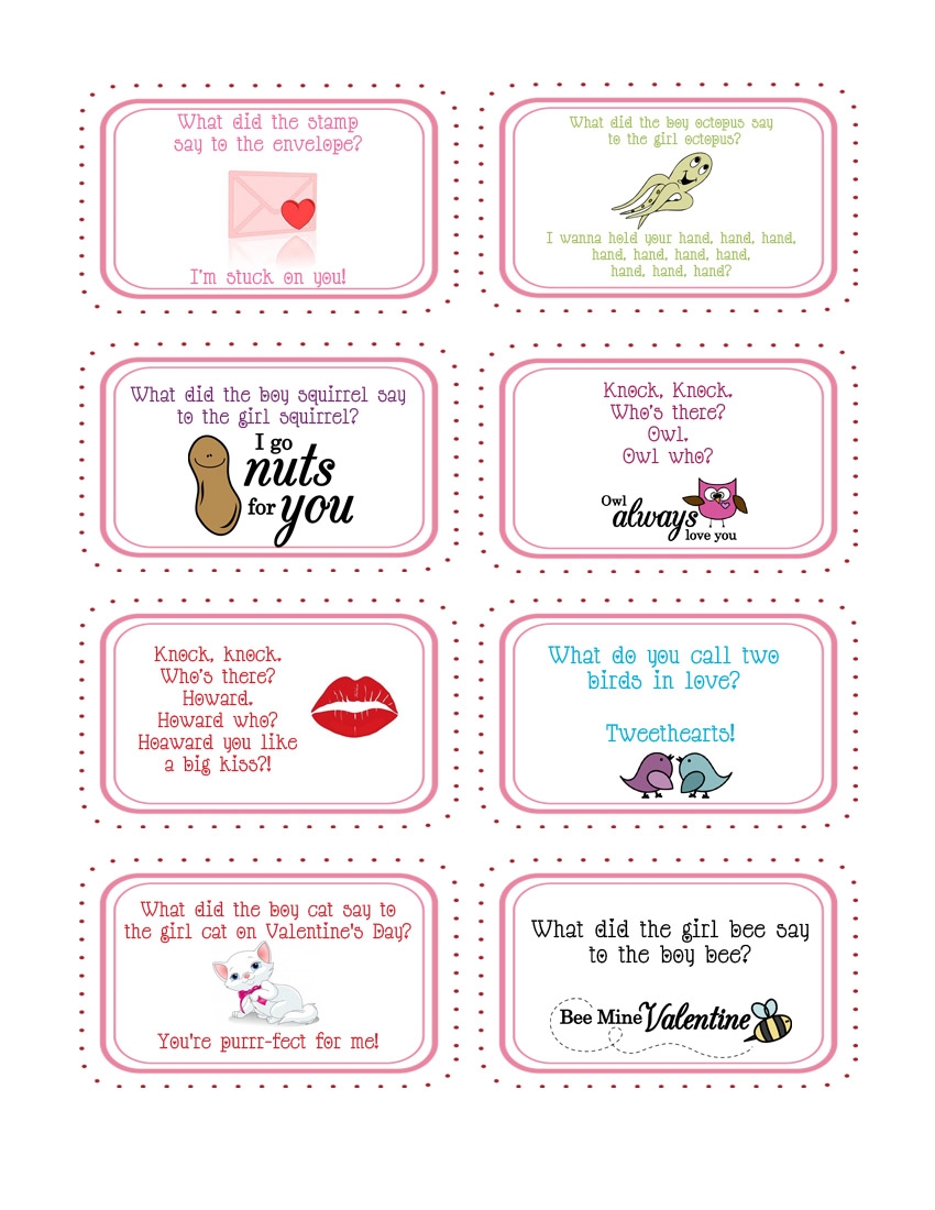 Free Printable Valentines Jokes