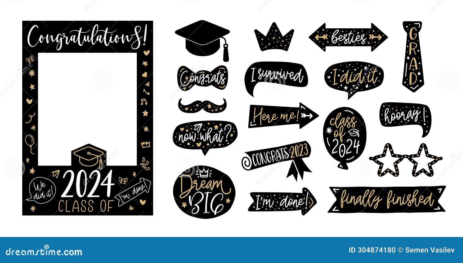 Graduation Photo Booth Props Vector Stock Illustrations 134 Graduation Photo Booth Props Vector Stock Illustrations Vectors Clipart Dreamstime