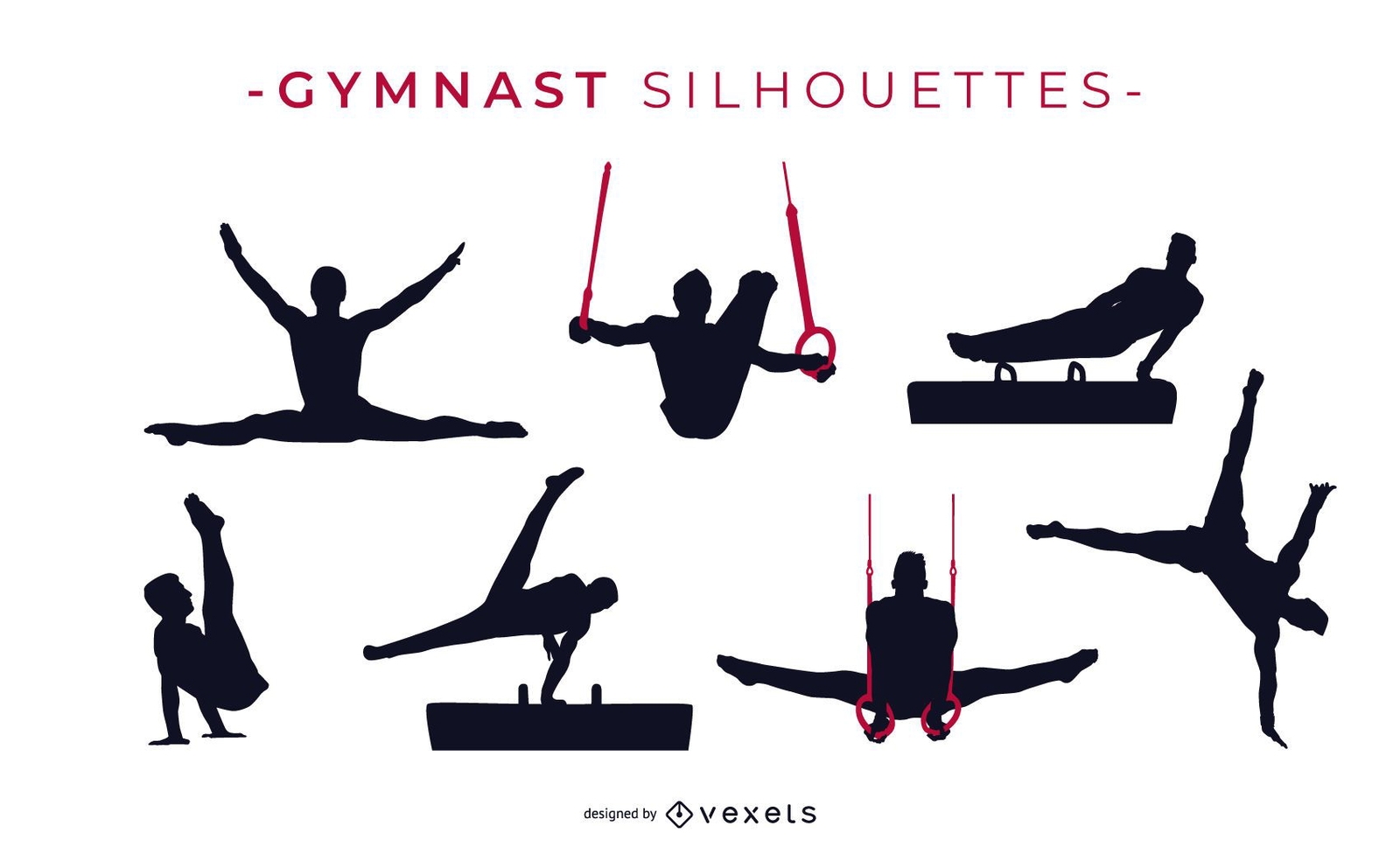 Free Printable Gymnastic Silhouette