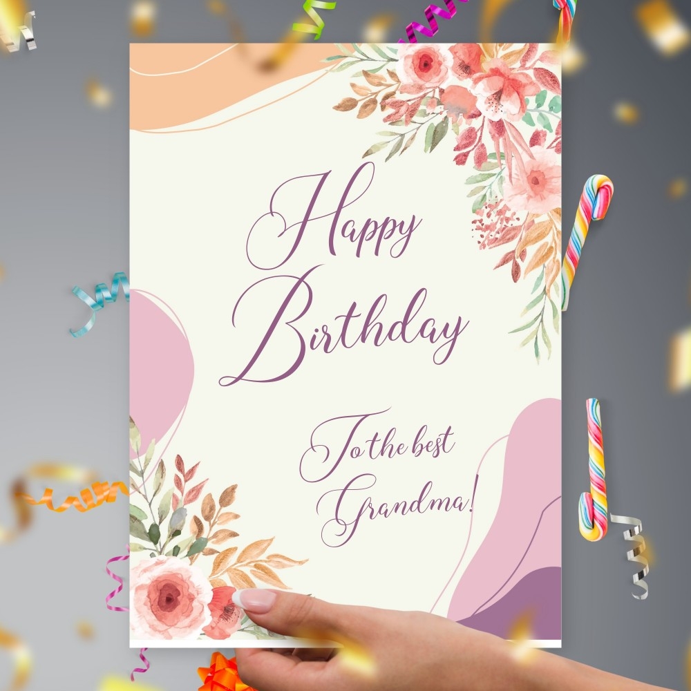 Nana Birthday Cards Printable Free