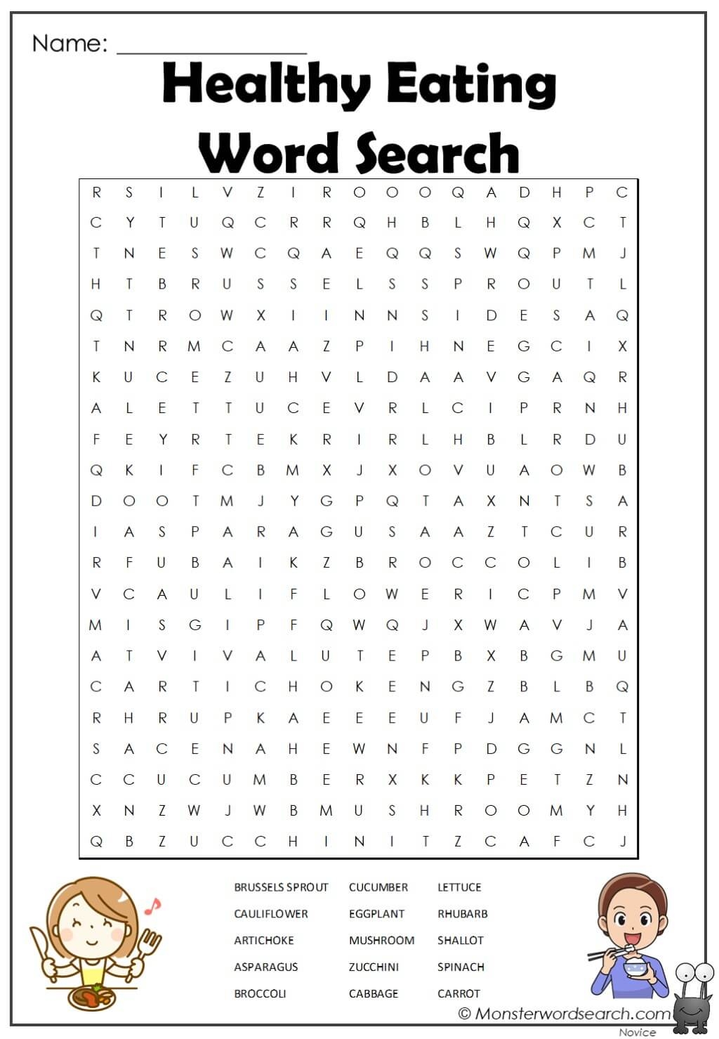 Free Printables Healthy Eating