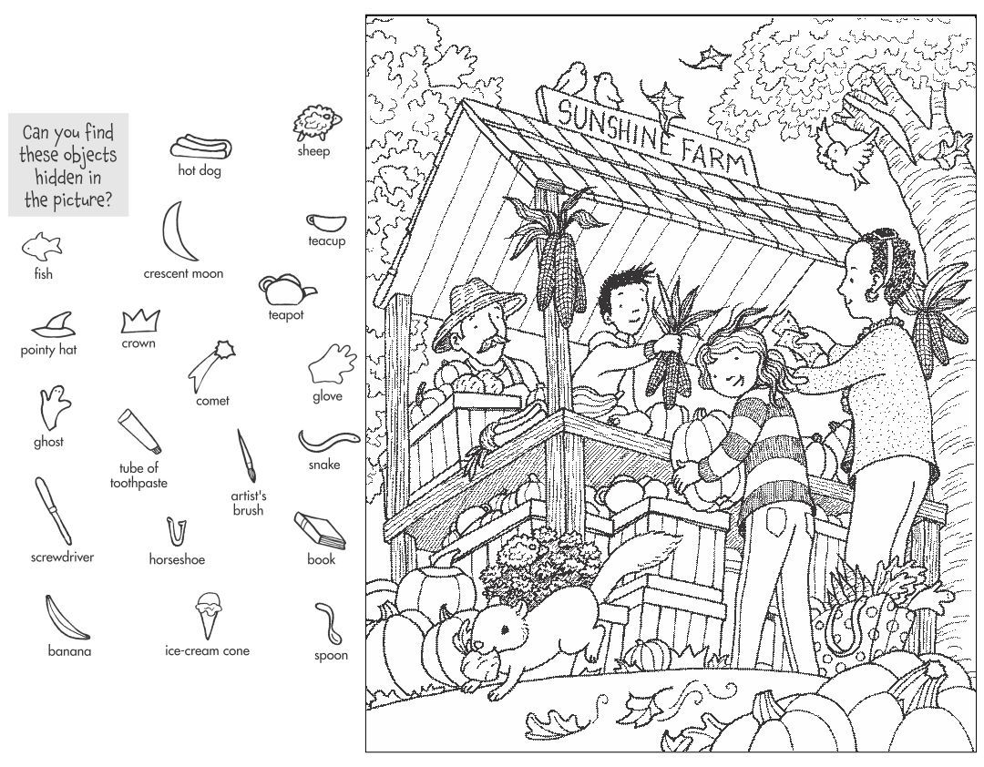 Highlight Picture Hidden Objects 10 Free PDF Printables Printablee