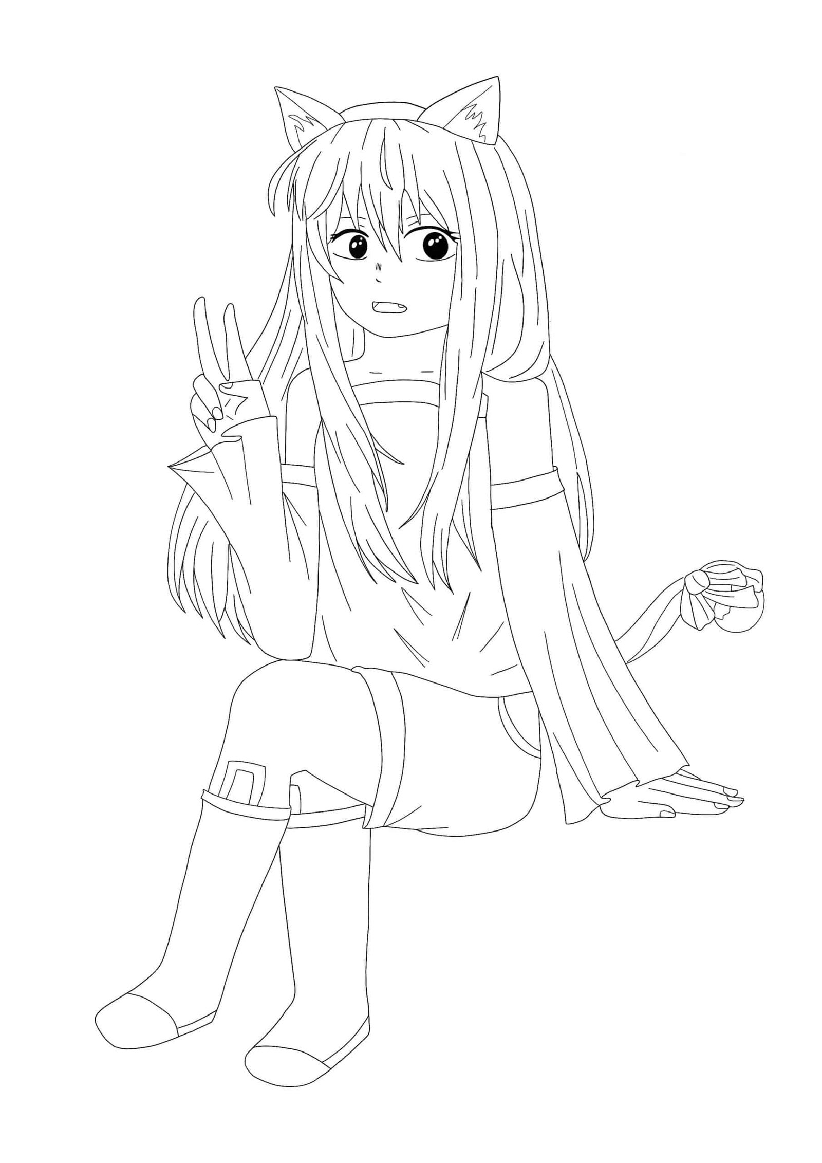 Kawaii Anime Coloring Pages 6 Free Printable Coloring Sheets 2021 