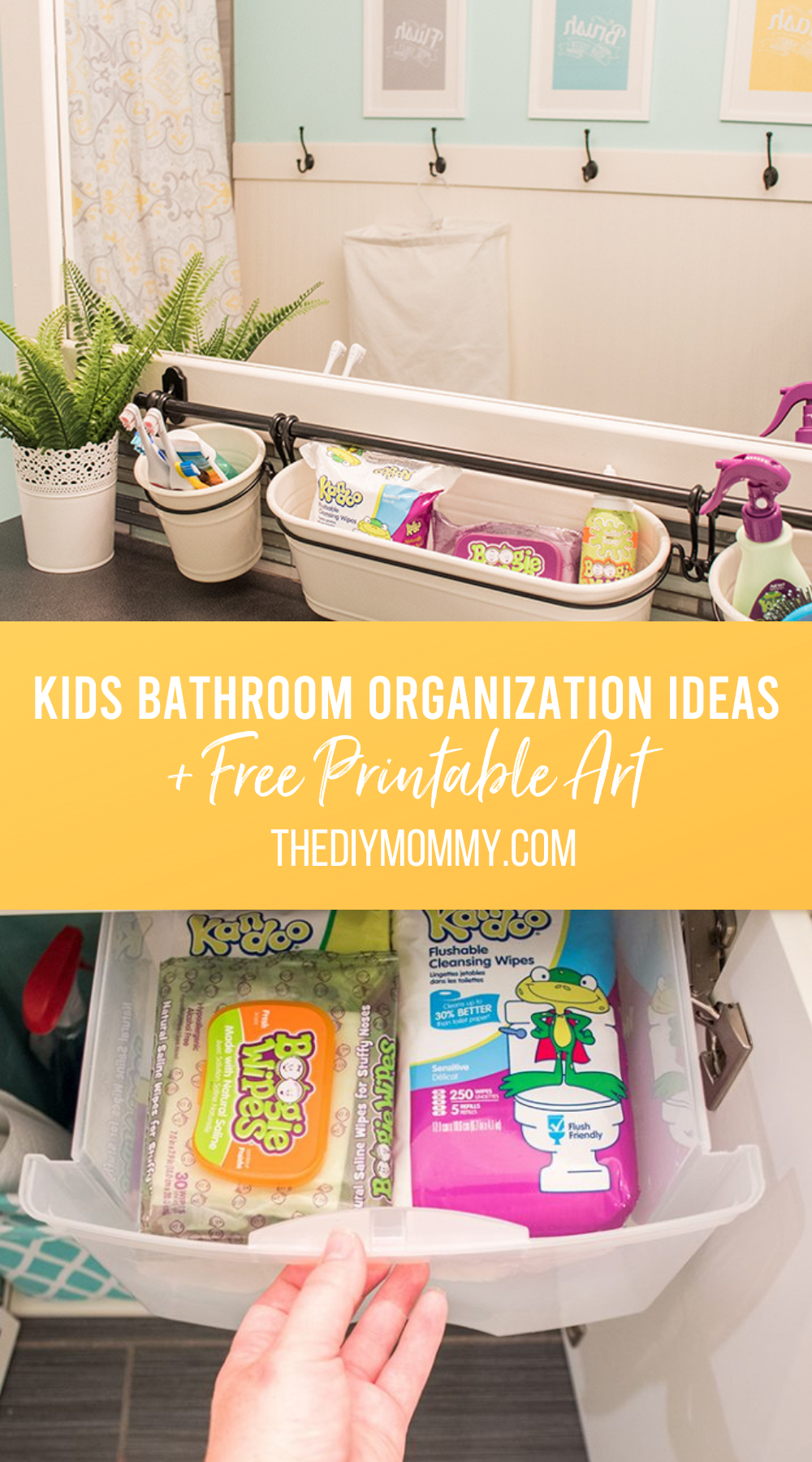 Kids Bathroom Organization Ideas Free Printable Bathroom Art The DIY Mommy