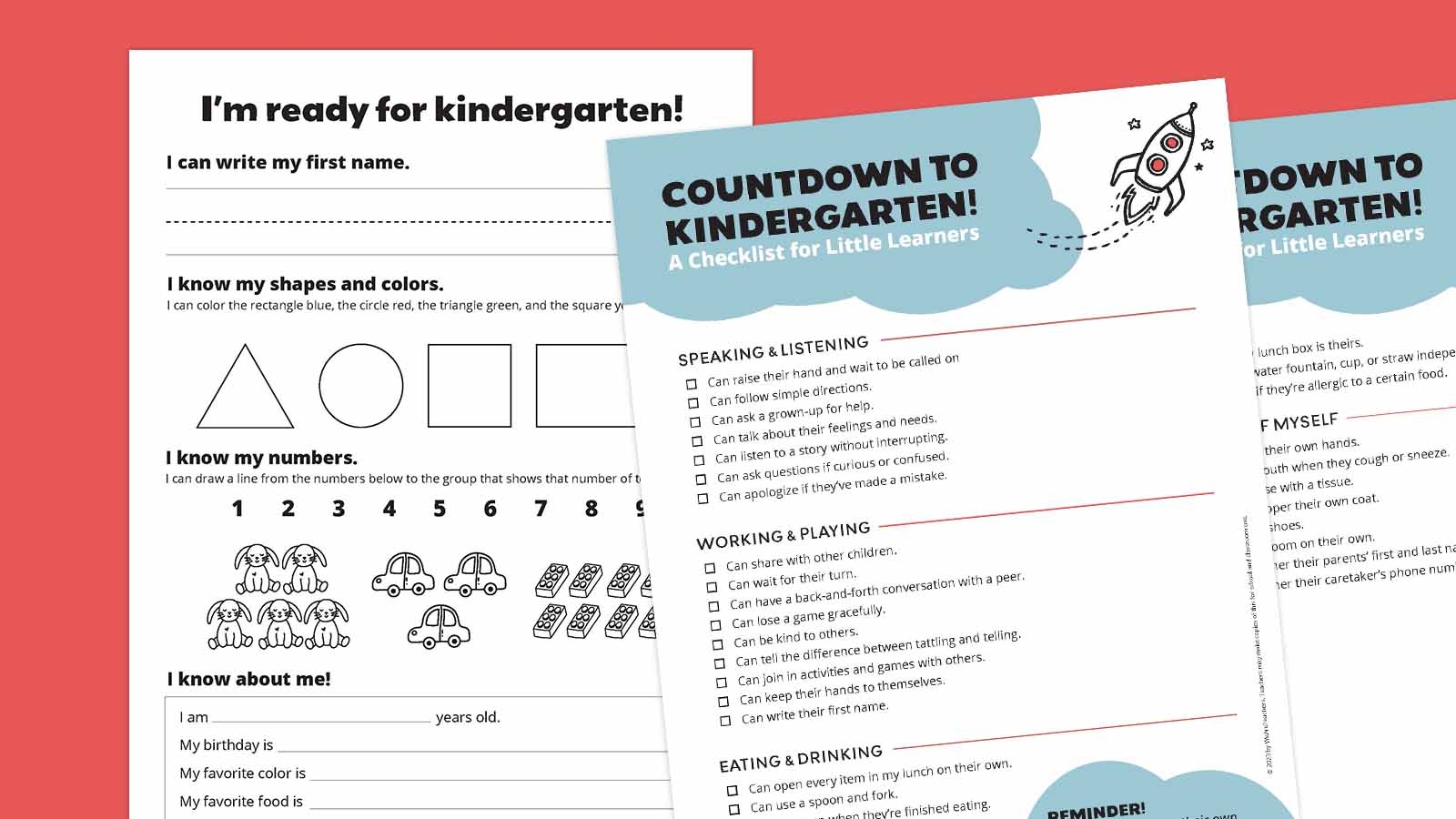 Free Printable Kindergarten Assessment Forms