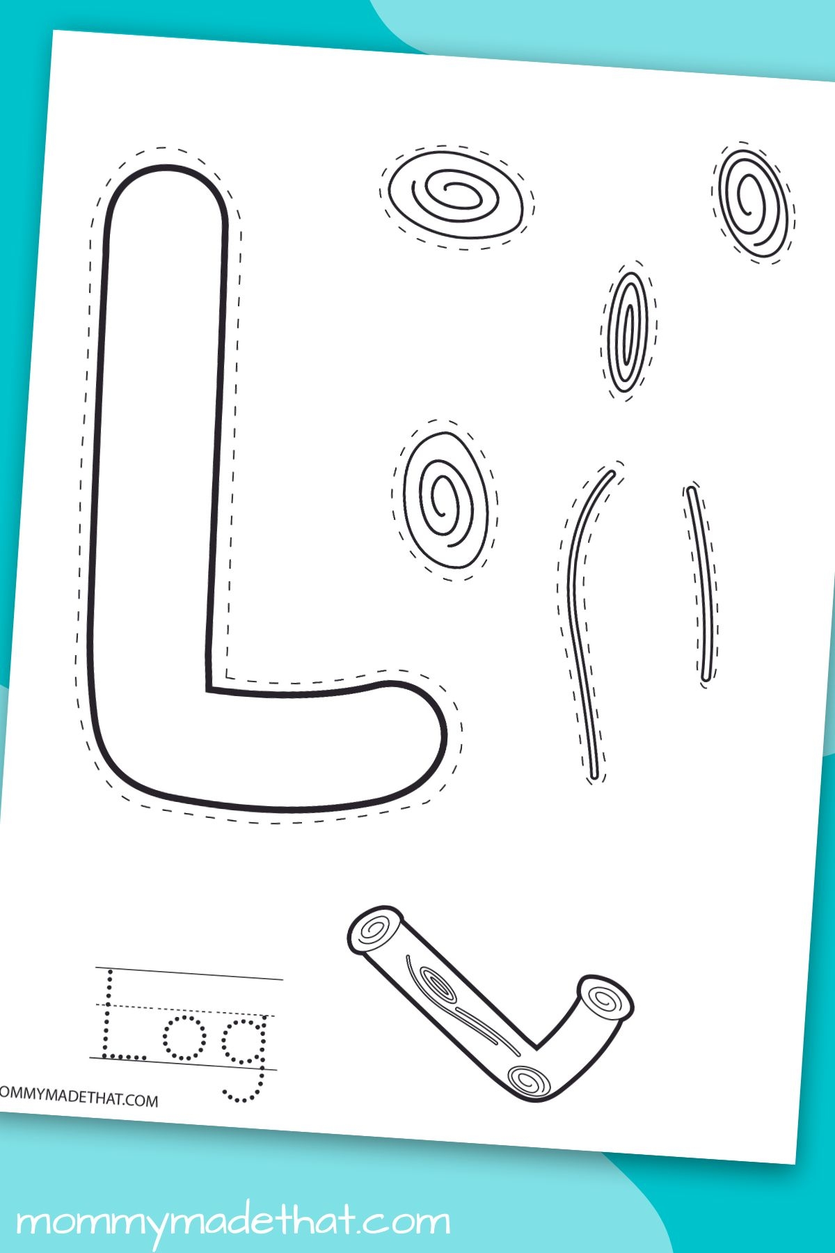 L Is For Log Craft Free Printable Letter L Craft