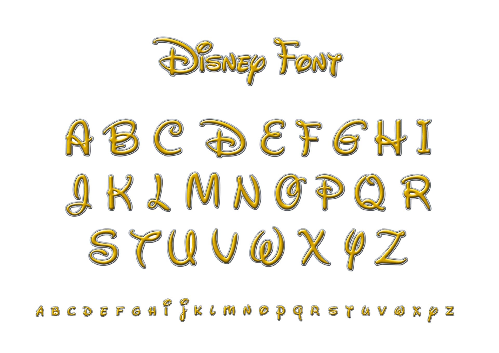 Free Printable Disney Letters