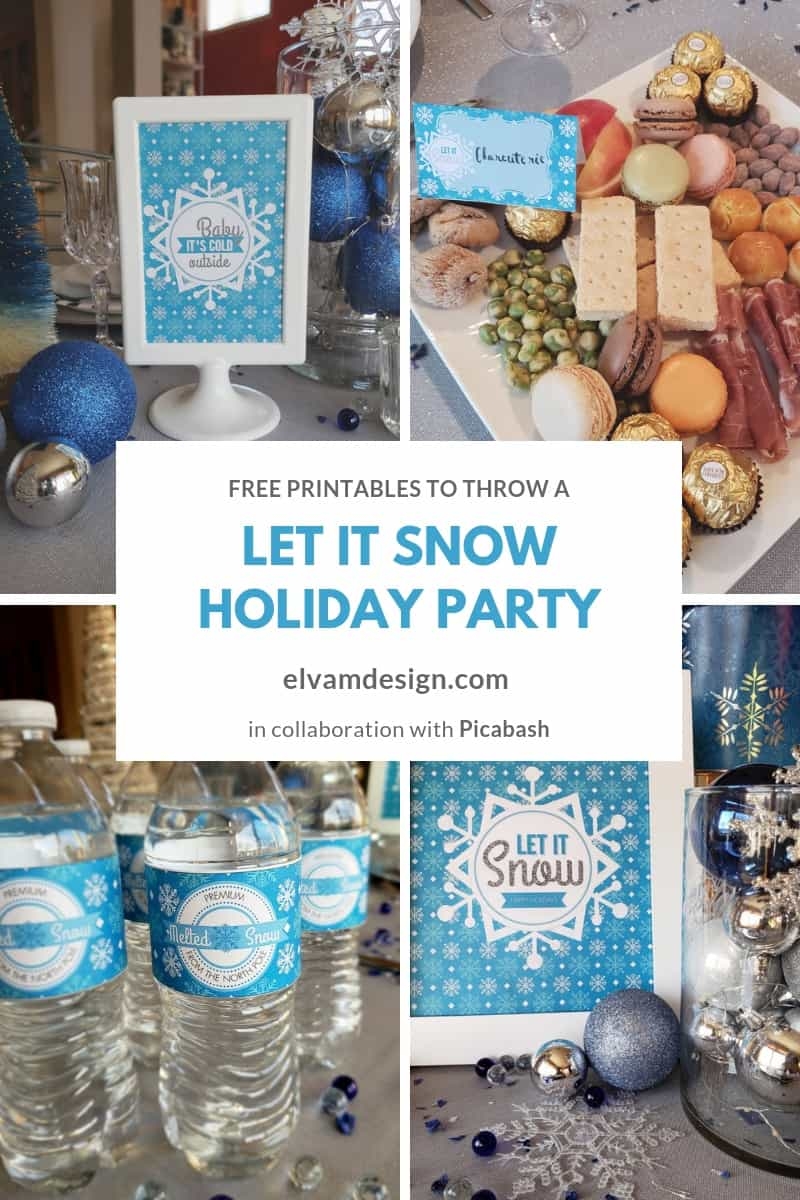 Let It Snow Winter Wonderland Holiday Party Elva M Design Studio