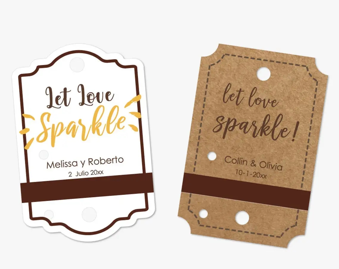 Free Printable Wedding Sparkler Tags