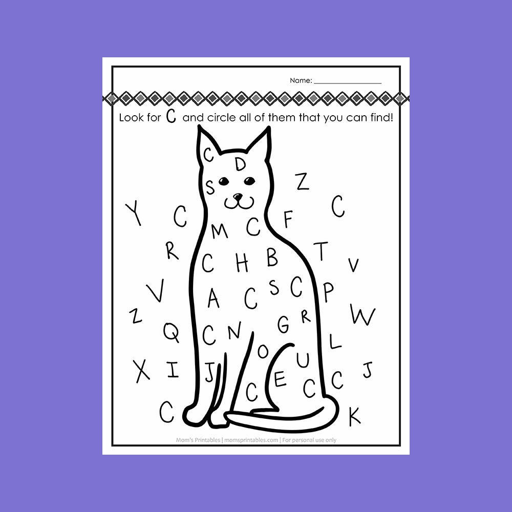 Free Printable Letter Recognition Worksheets