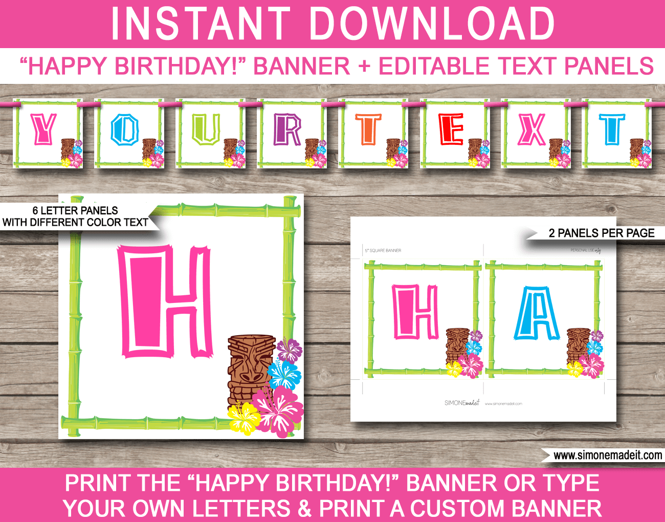 Free Printable Birthday Banners Personalized
