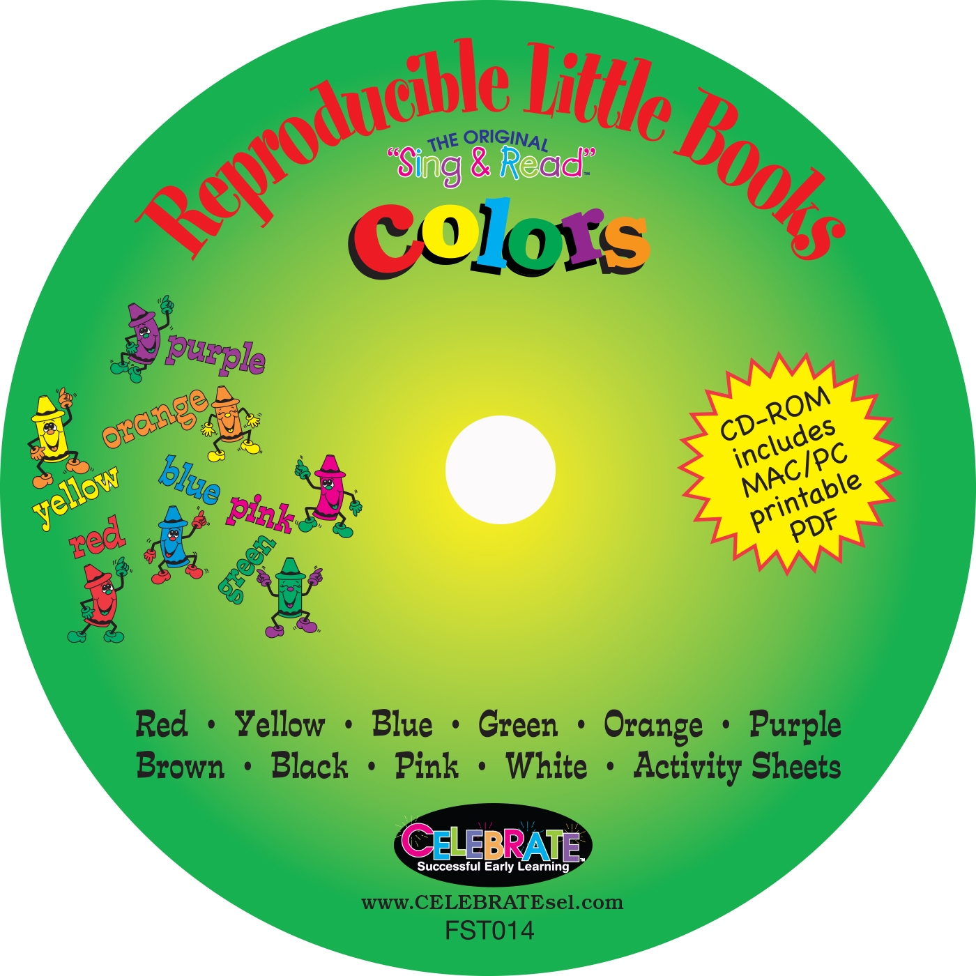 Melody House Music Colors Reproducible Little Books CD ROM