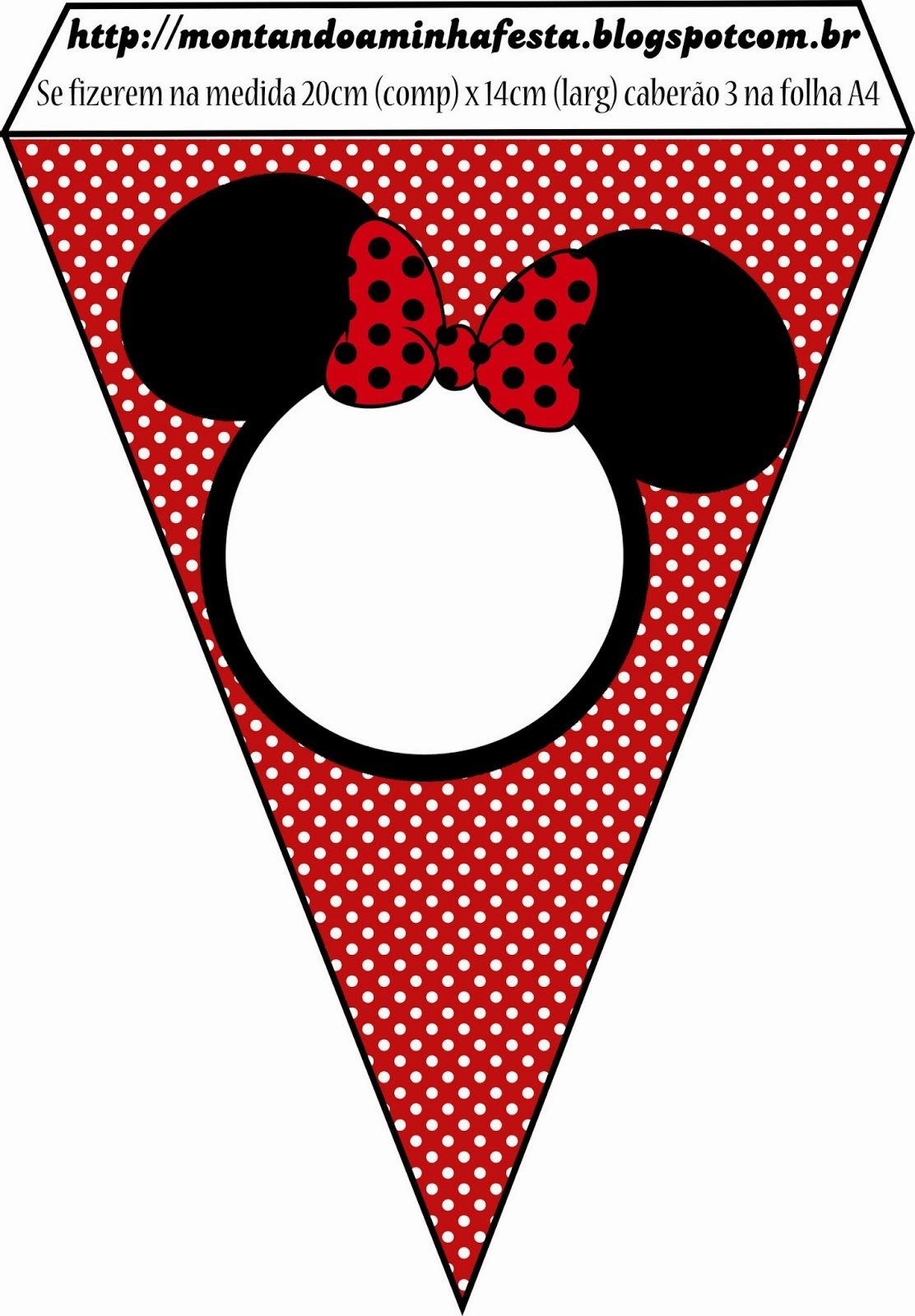 Minnie In Red Free Printables And Party Invitations Oh My Fiesta In English