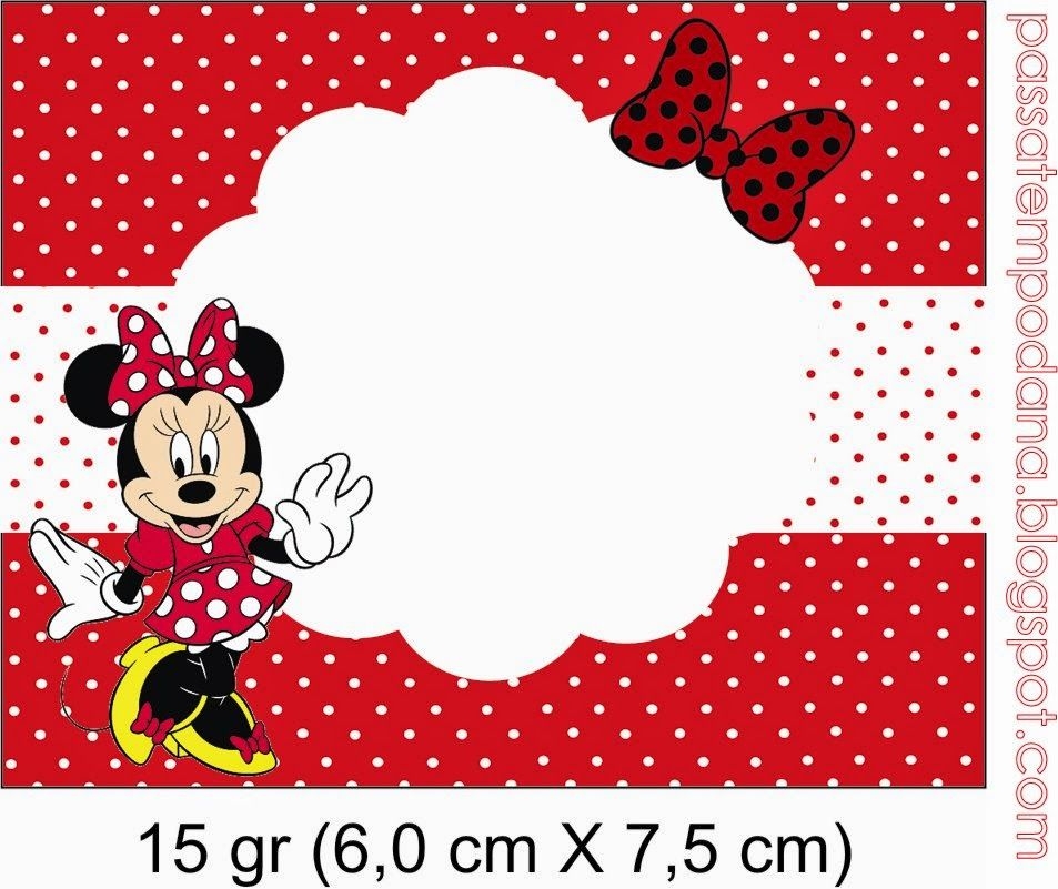 Free Red Minnie Mouse Printables