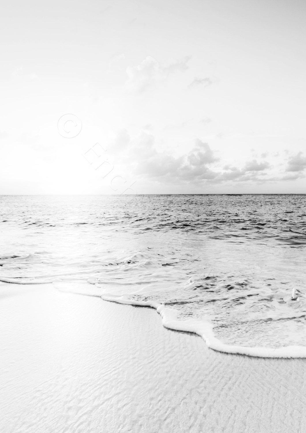 Monochrome Beach Sea Photo Prints Printables Wall Art Printable Prints