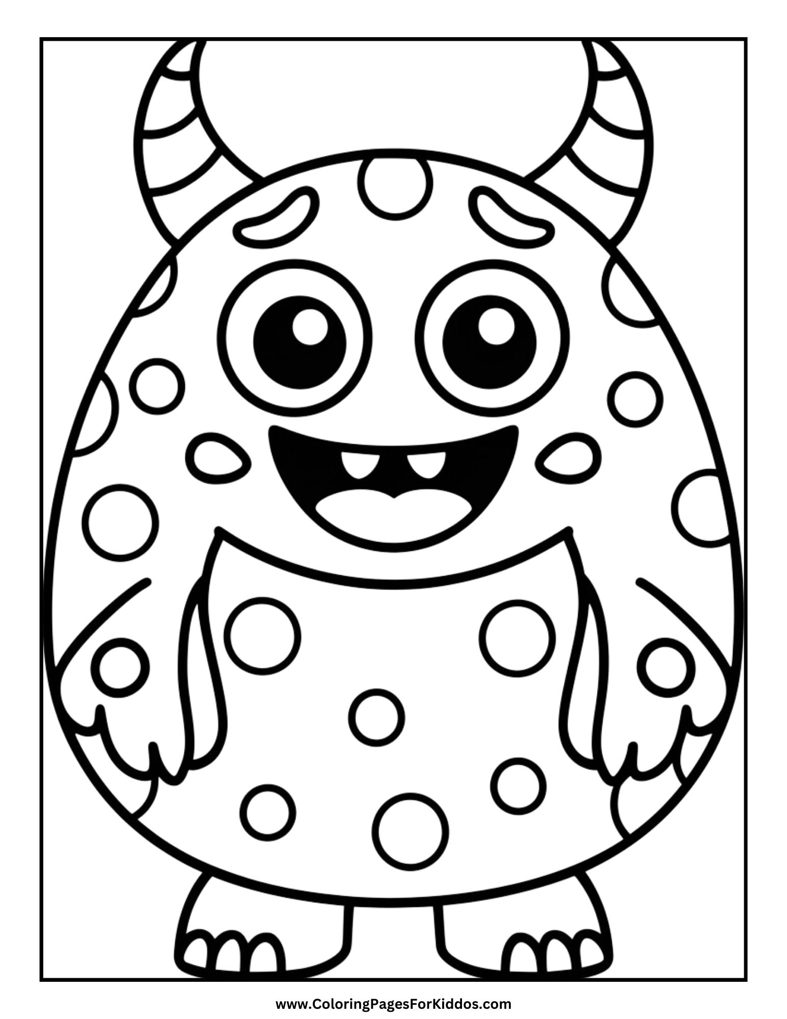 Monster Coloring Pages 10 Free Printable PDFs