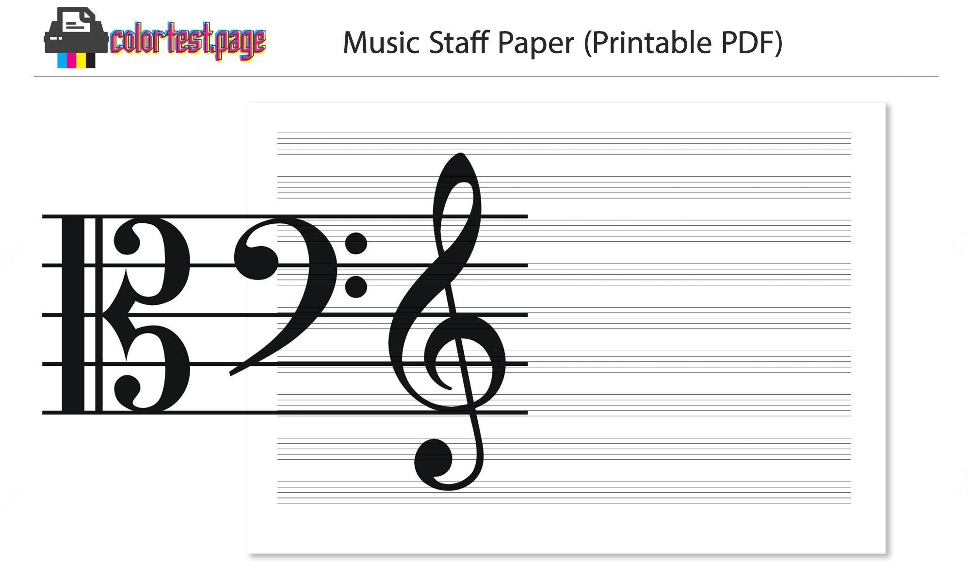 Free Printable Staff Sheet