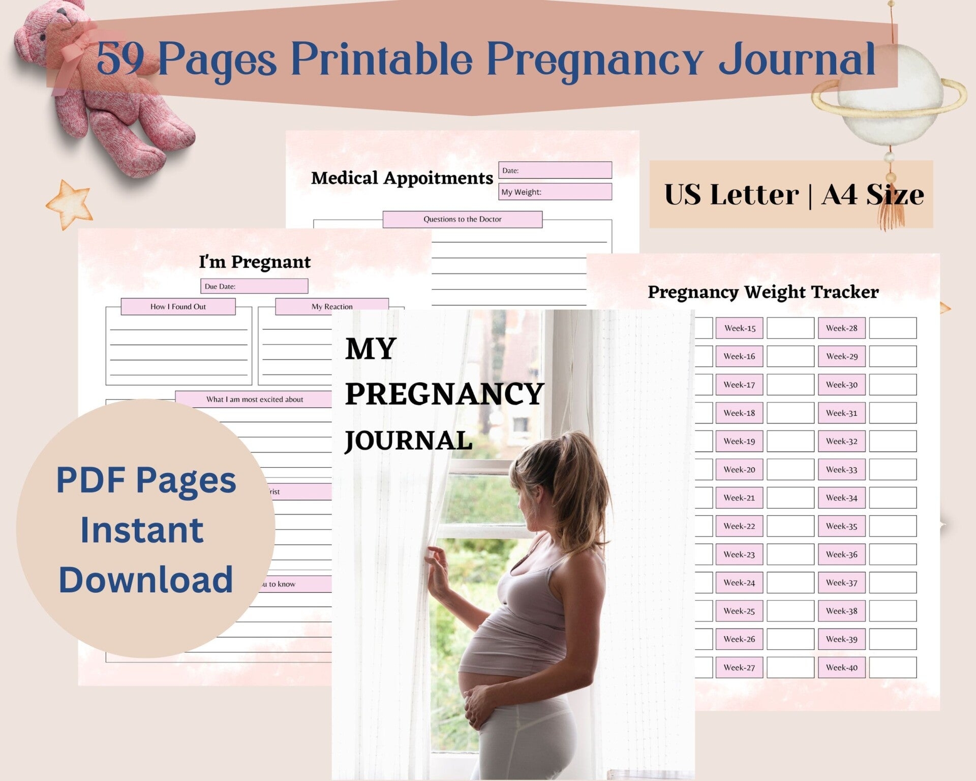 Free Printable Pregnancy Journal Pages