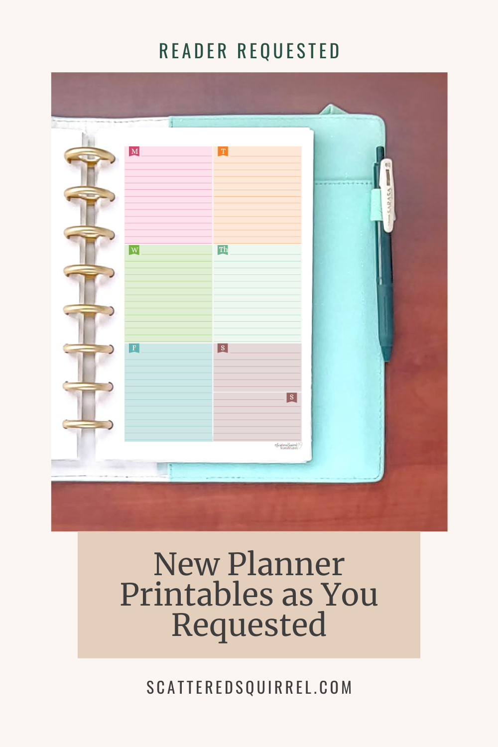 New Planner Printables Reader Request 