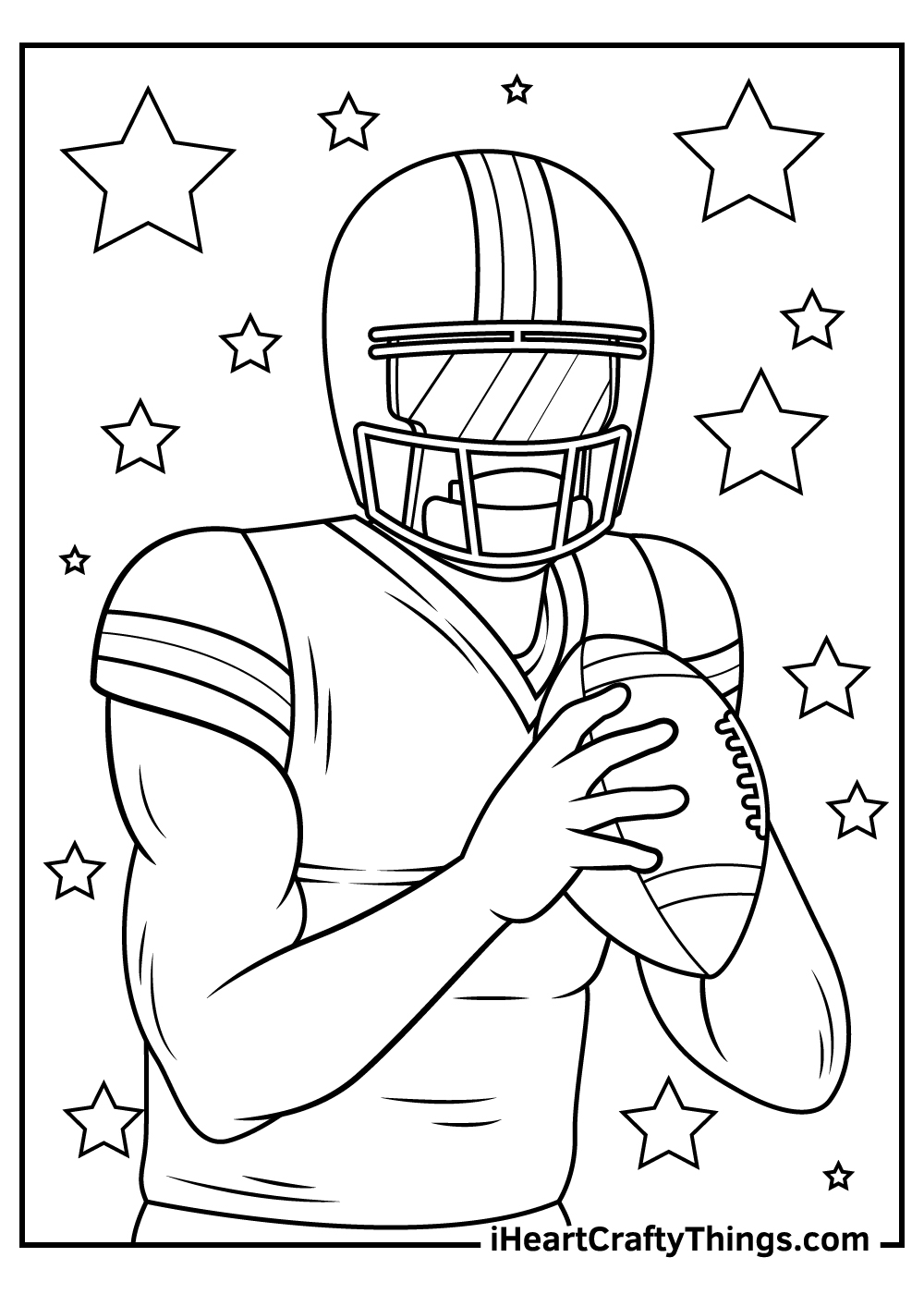 NFL Coloring Pages Updated 2023 