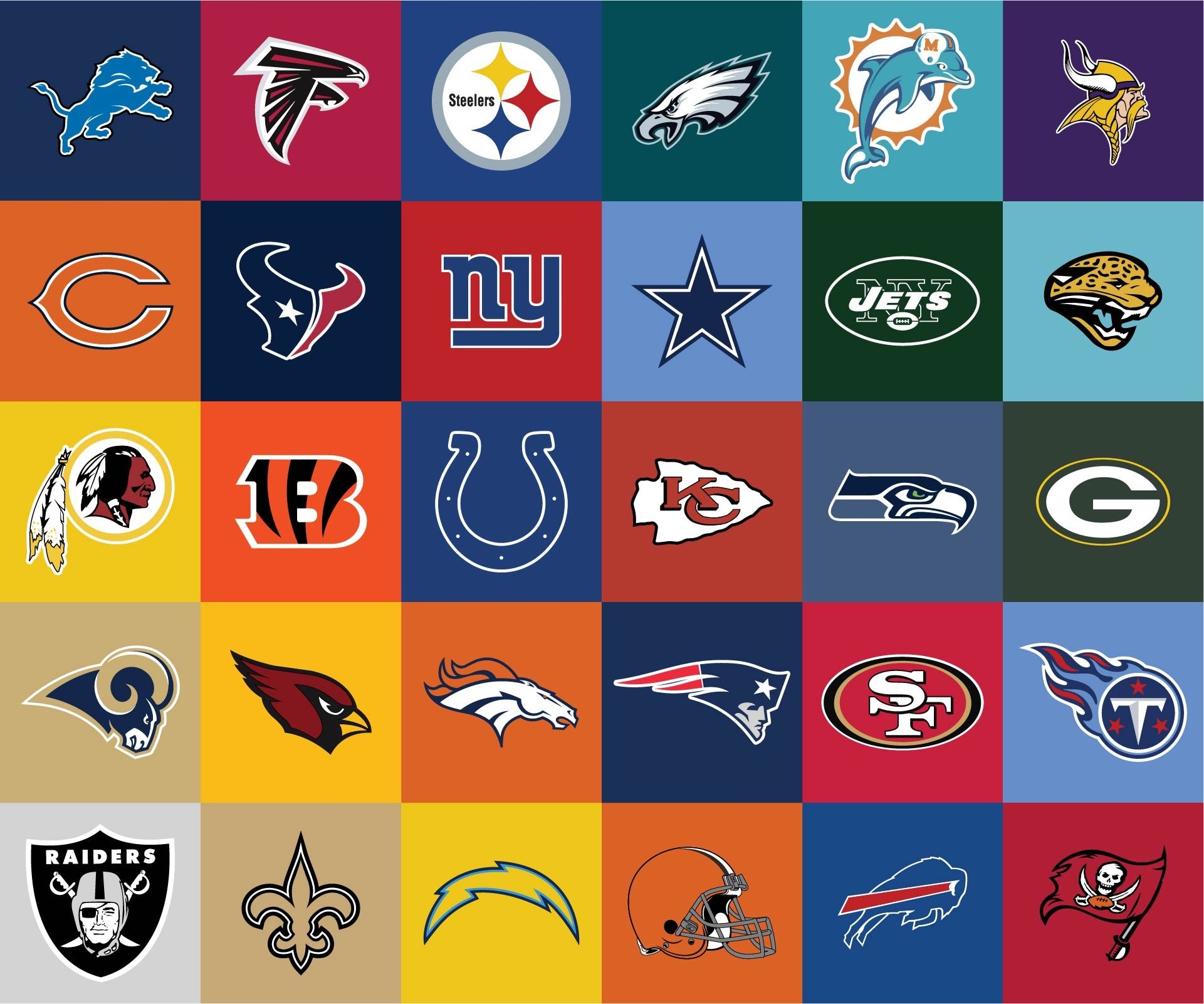 NFL Emblems 10 Free PDF Printables Printablee