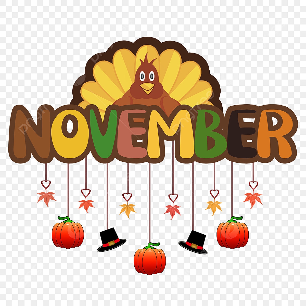 November Clipart Vector November Clipart Clipart November Clipart Pumpkin November PNG Image For Free Download