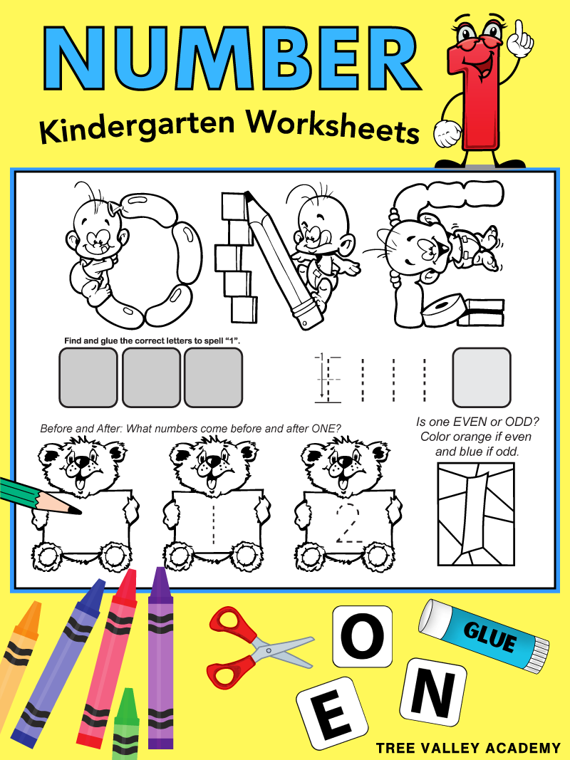 Free Numbers Printable Worksheets