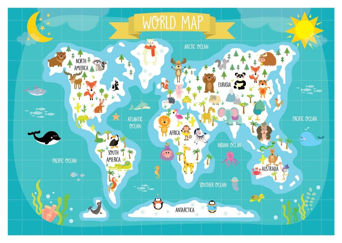 Free Printable World Map