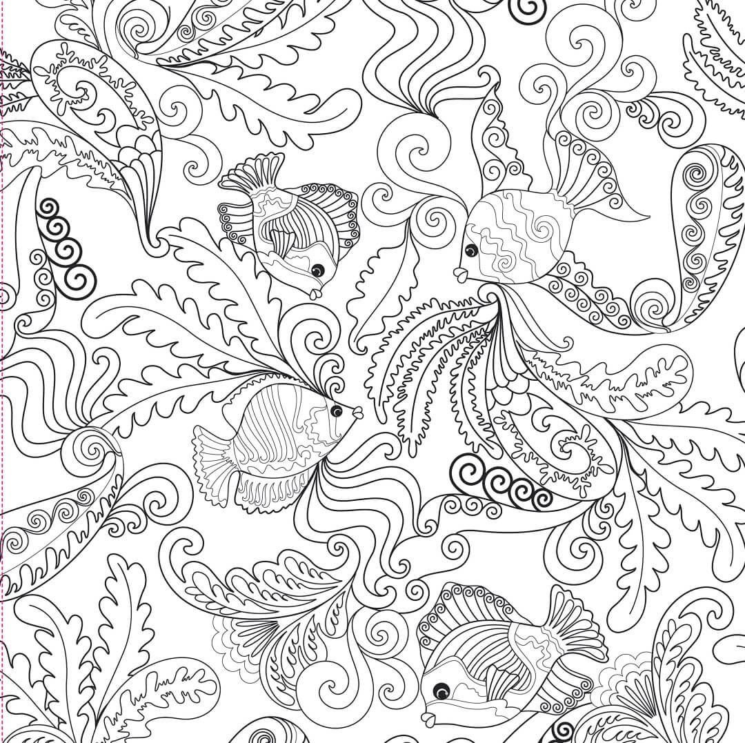 Ocean Coloring Pages For Adults Printable Coloring Pages