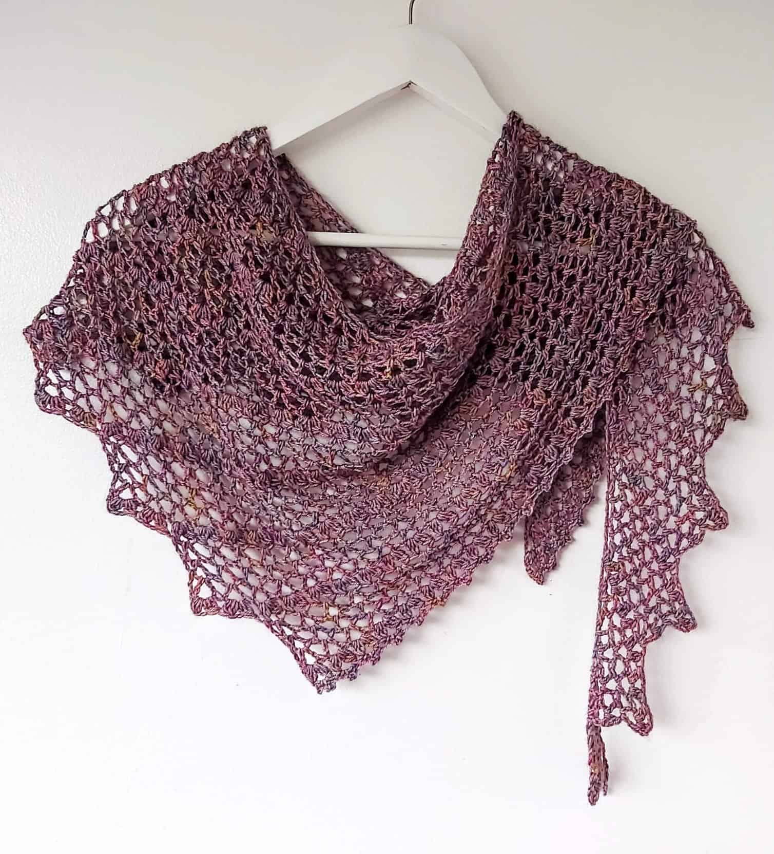 One Skein Crochet Shawl Pattern Tendril Annie Design Crochet