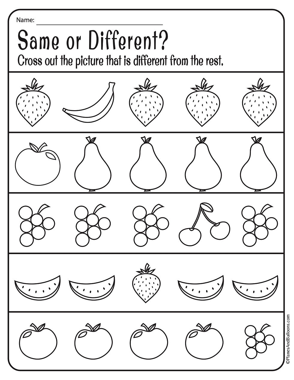 Free Printable Prek Worksheets