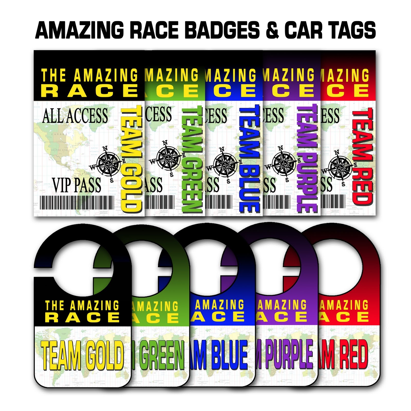 Free Amazing Race Printables