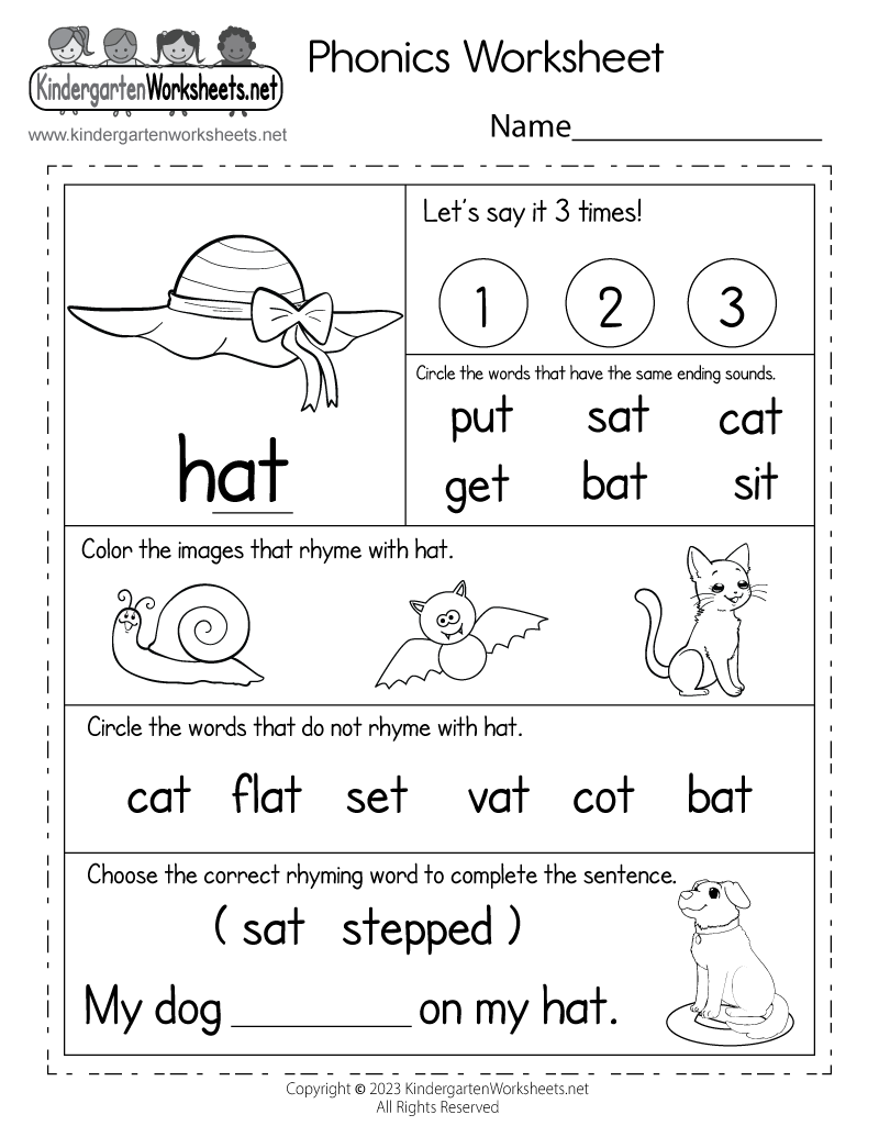 Worksheets Free Printable