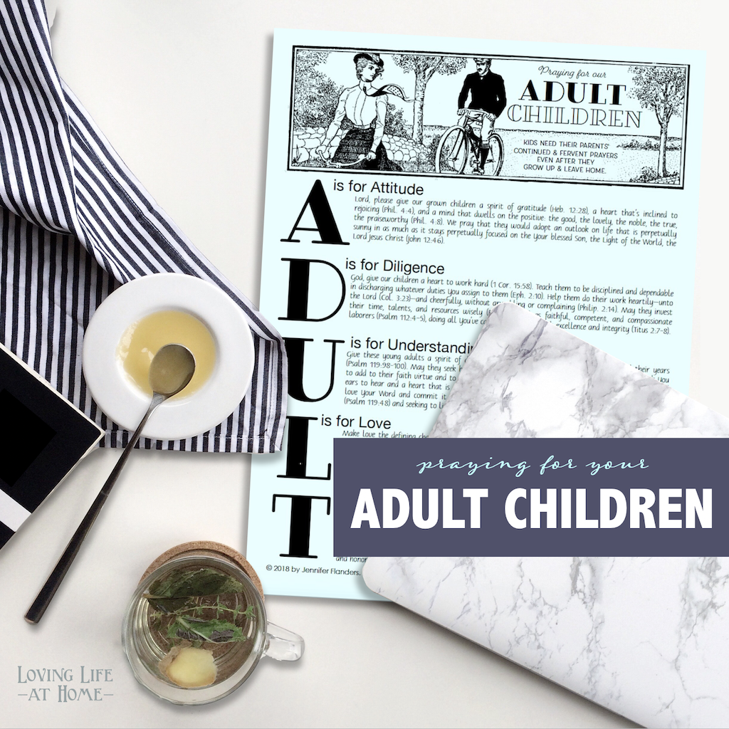 Praying For Adult Children Free Printable Loving Life At Home