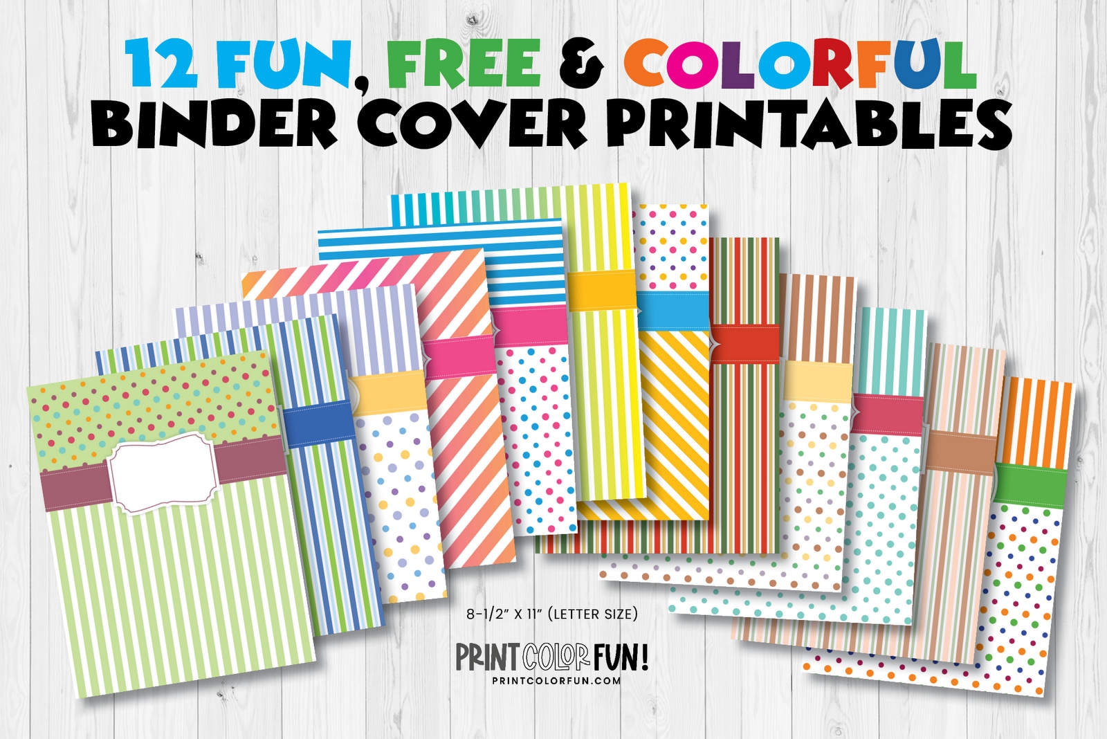 Binder Cover Free Printable