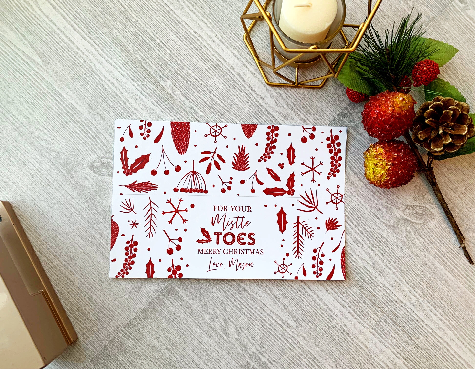 PRINTABLE MISTLETOES GIFT TAG FREEBIE E Three Design Studio