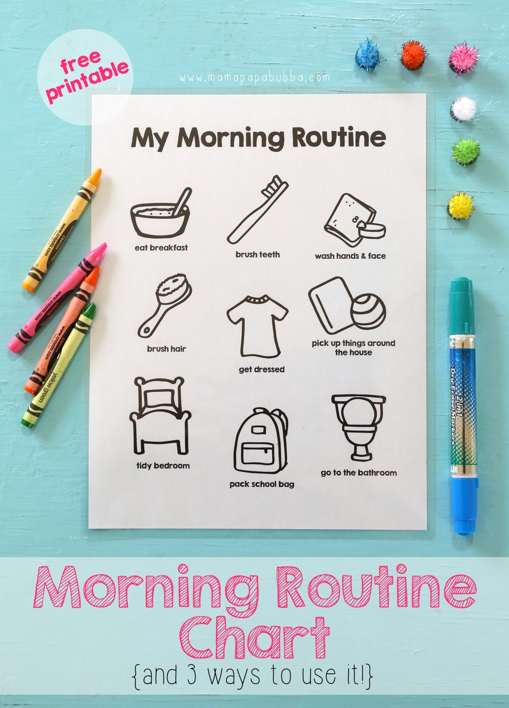 Daily Routine Printable Free