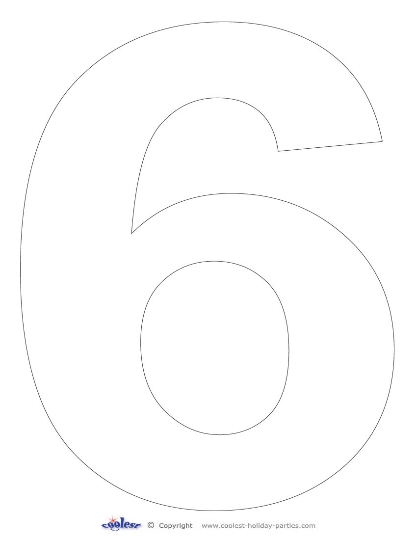 Free Printable Number Stencils