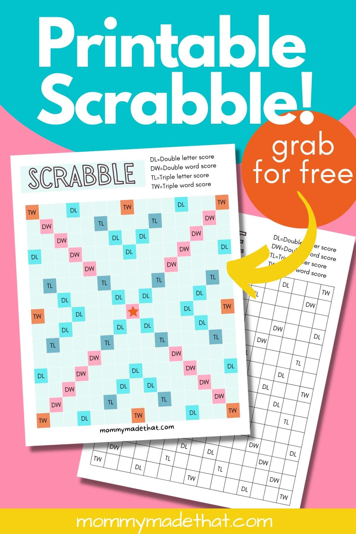 Free Printable Scrabble Letters Pdf