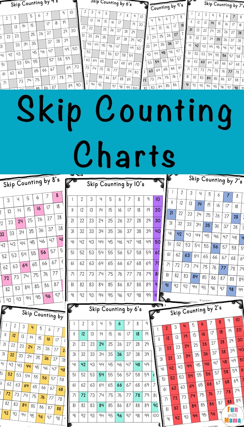 Free Printables Skip Counting 2 S 15 S
