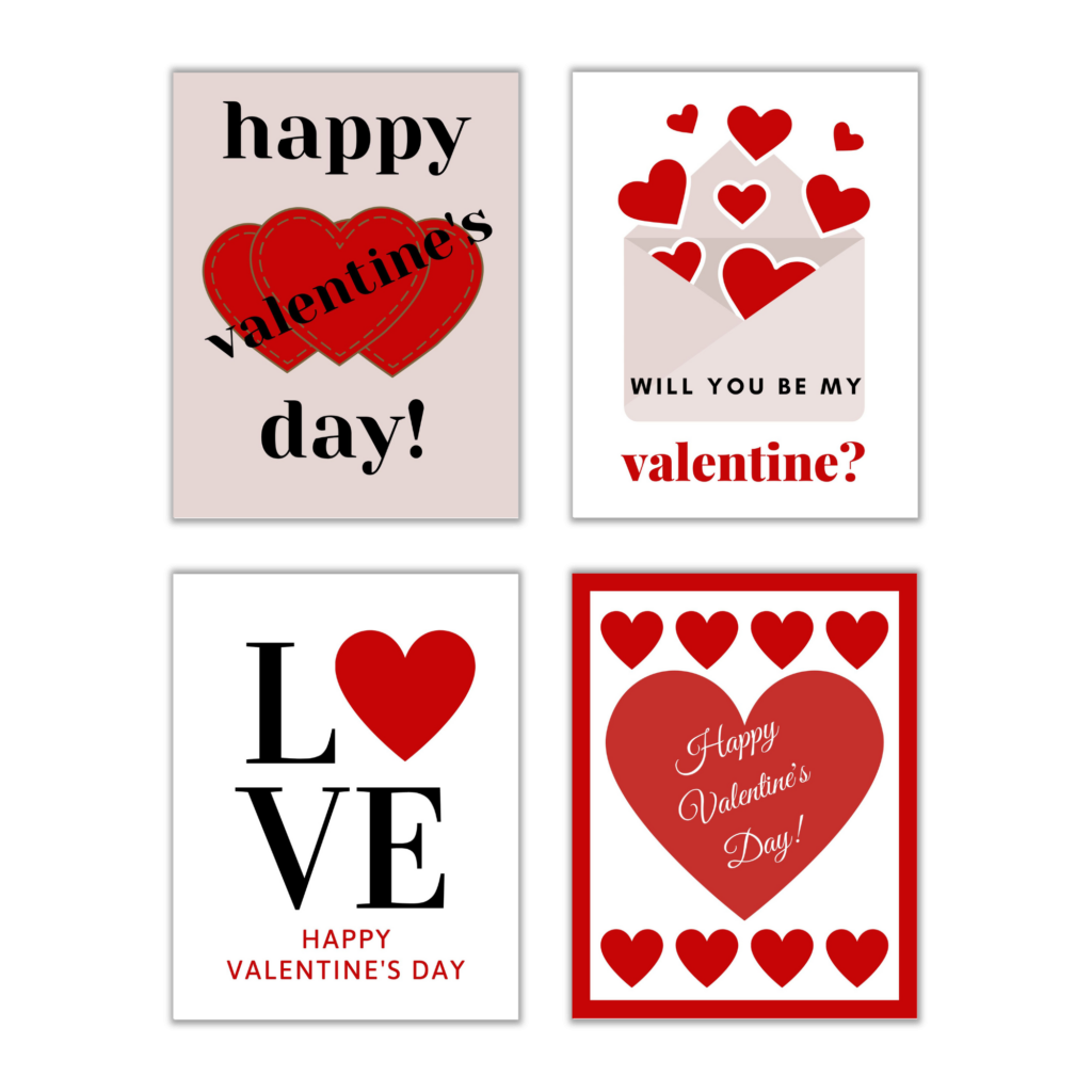 Printable Valentine s Day Signs Free PDF Download 