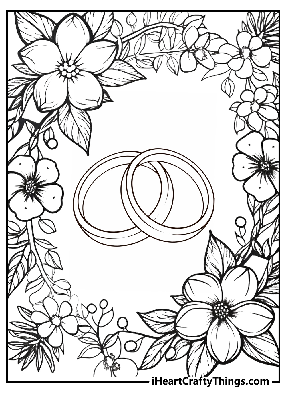 Free Wedding Coloring Pages Printable