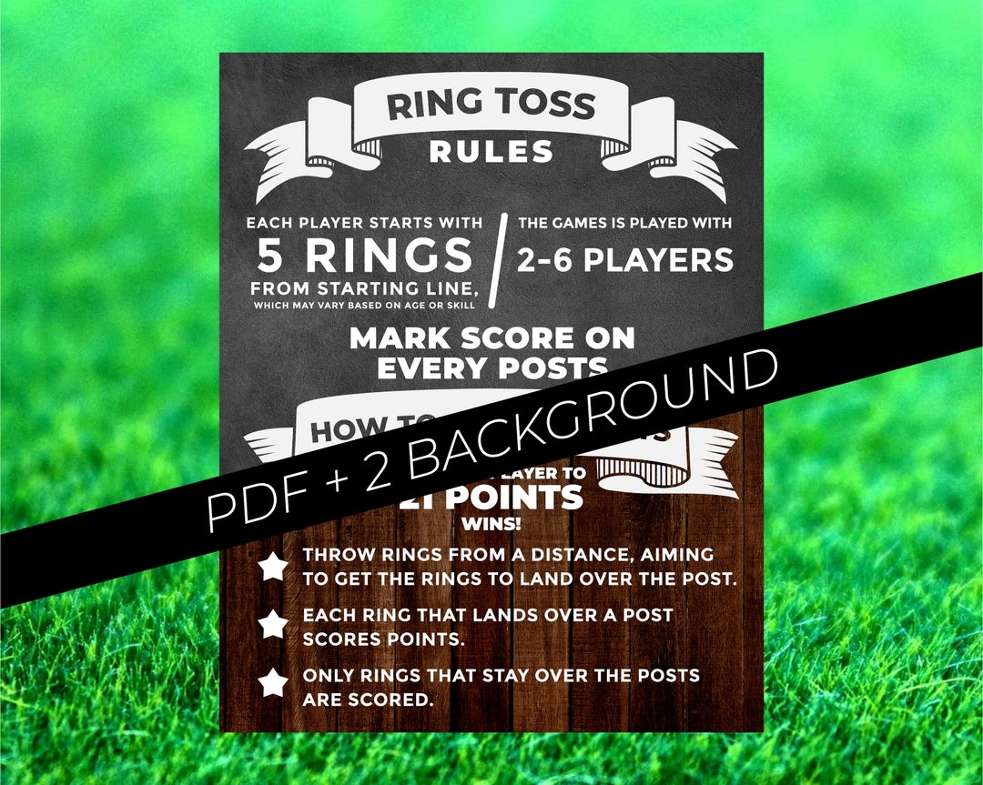 Free Printable Ringgz Rules